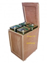 ξύλινο κιβώτιο για τενεκέ 5 λτ-4τεμ.1